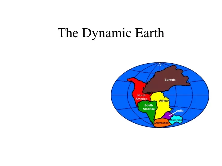 the dynamic earth
