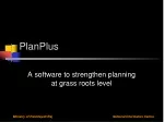 PlanPlus: Strengthening Grassroots Planning - slide 1