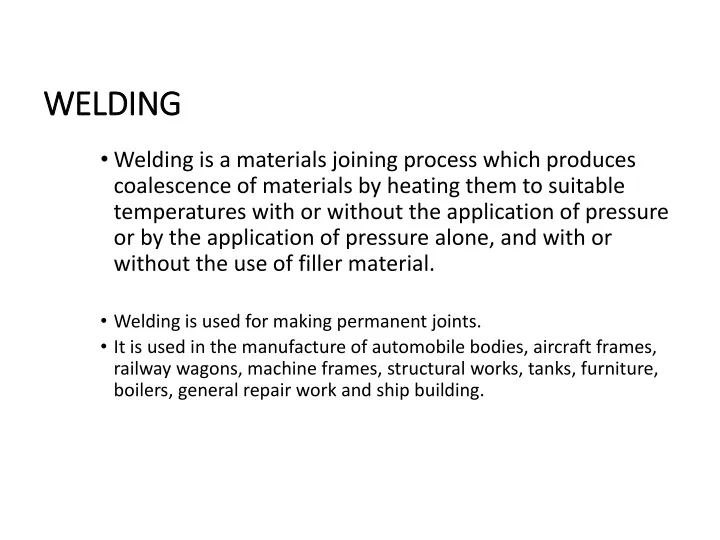 welding