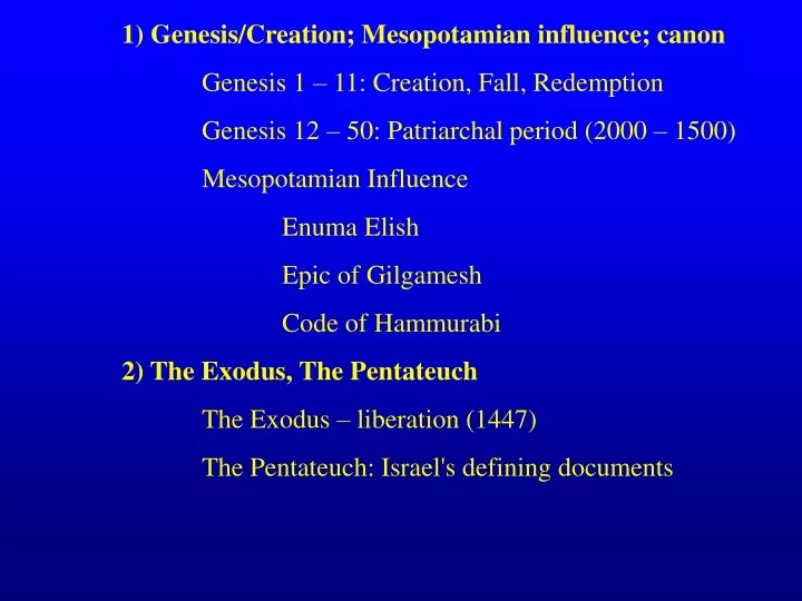 1 genesis creation mesopotamian influence canon