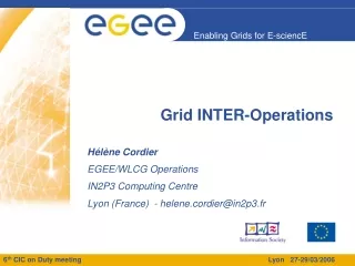 Grid INTER-Operations