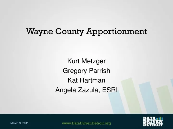 wayne county apportionment