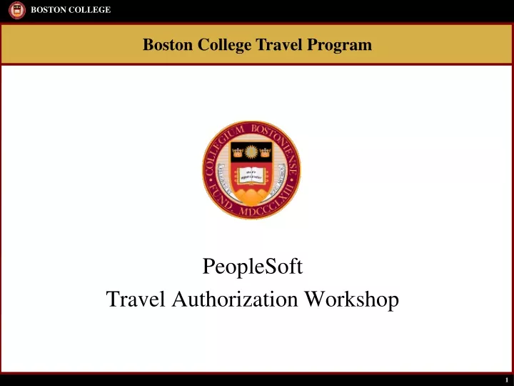 peoplesoft travel authorization workshop