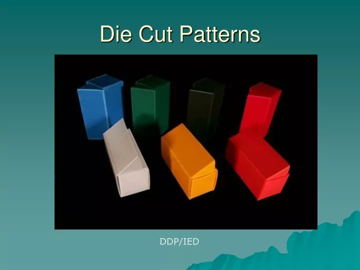 die cut patterns