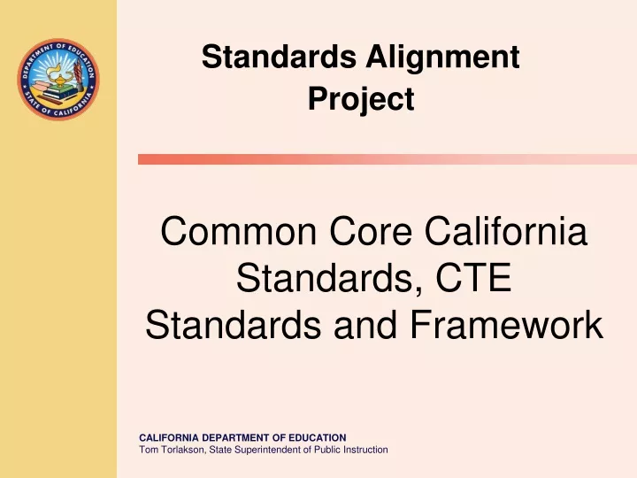 standards alignment project