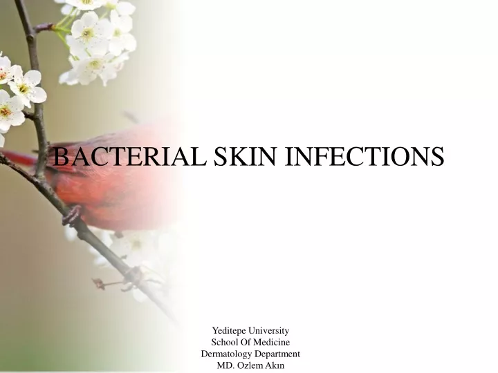 bacterial skin infections