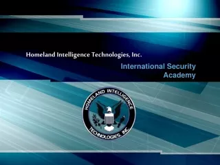 Homeland Intelligence Technologies, Inc.