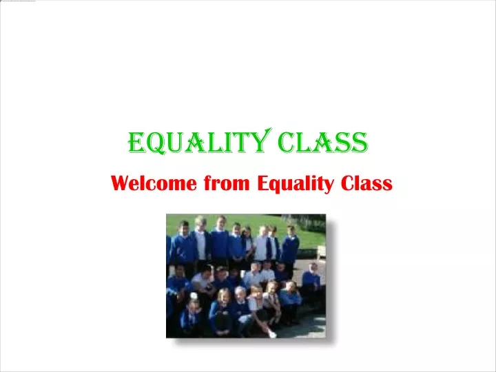 equality class