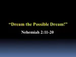“Dream the Possible Dream!”