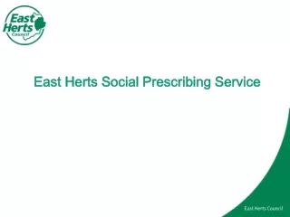 East Herts Social Prescribing Service