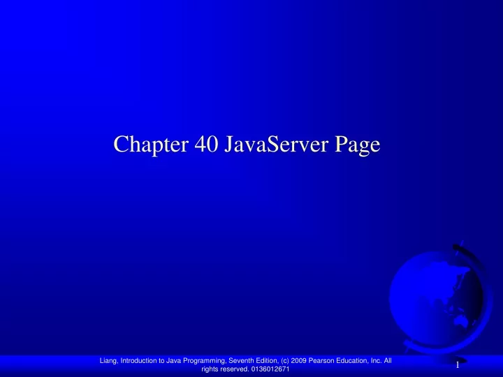 chapter 40 javaserver page