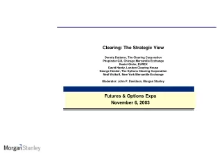 Futures &amp; Options Expo November 6, 2003