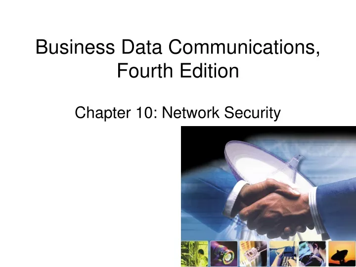 business data communications fourth edition