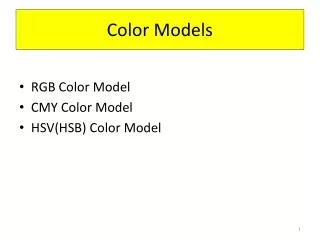 Color Models