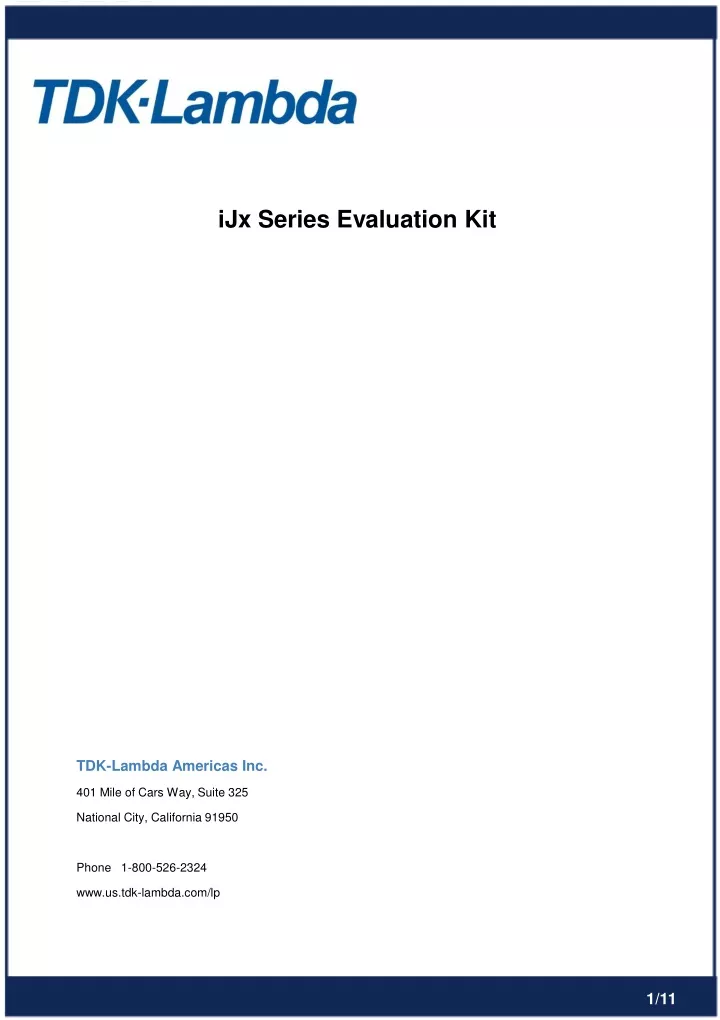 ijx series application note
