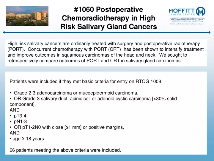 1060 postoperative chemoradiotherapy in high risk