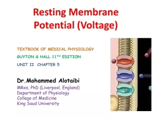 Dr.Mohammed Alotaibi MRes , PhD (Liverpool, England) Department of Physiology College of Medicine