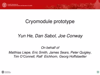 Cryomodule prototype