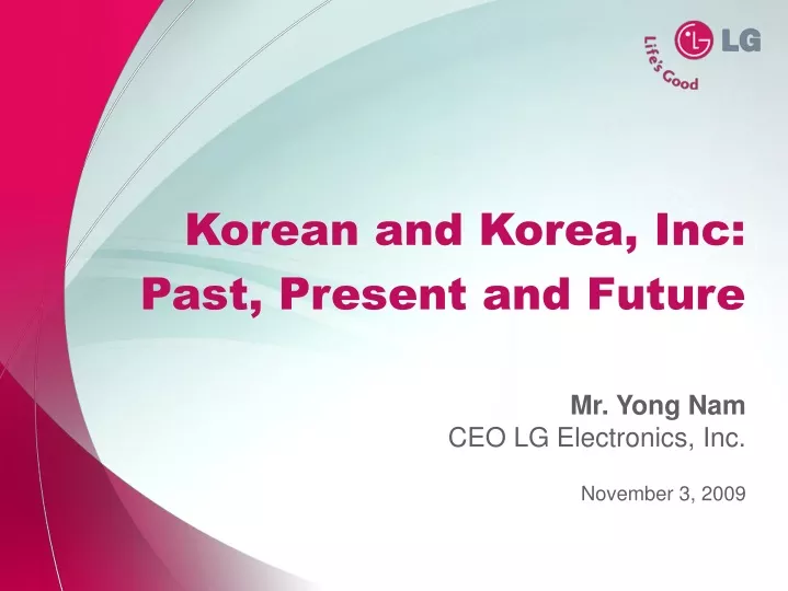 korean and korea inc past present and future