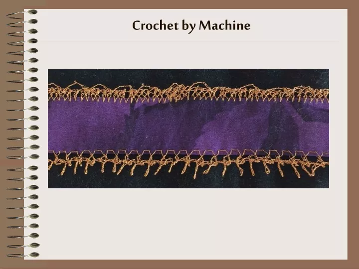 crochet by machine