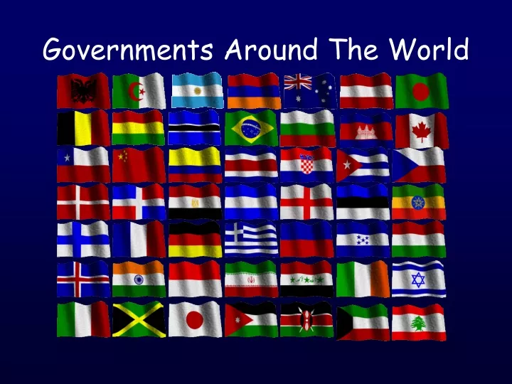 governments around the world