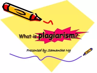 What is plagiarism ?