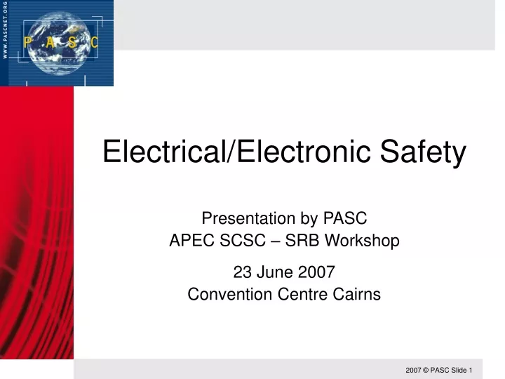 electrical electronic safety