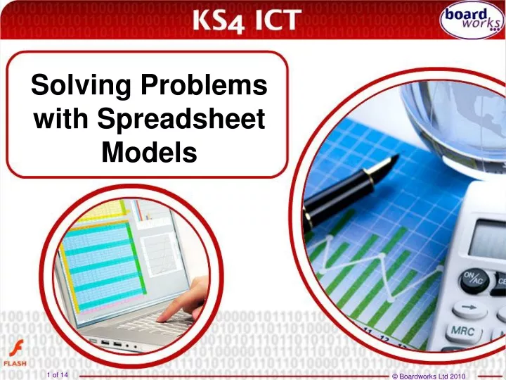 solving problems with spreadsheet models