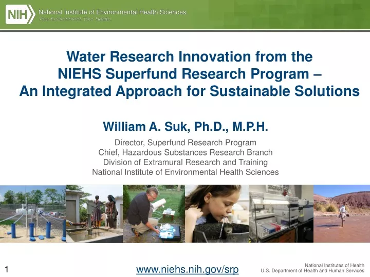 water research innovation from the niehs