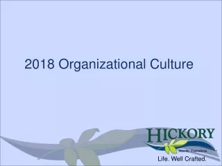 2018 Organizational Culture