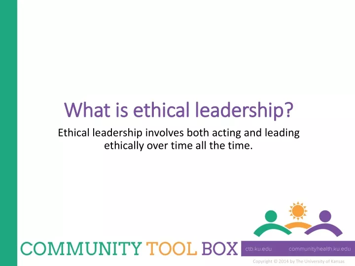 what is ethical leadership