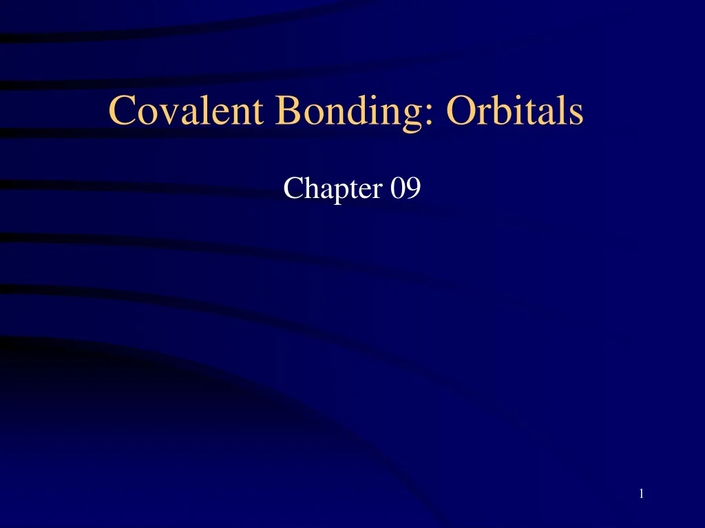 PPT - Covalent Bonding and Orbital Hybridization in Molecules ...