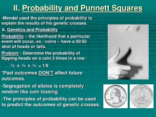 II.  Probability and Punnett Squares