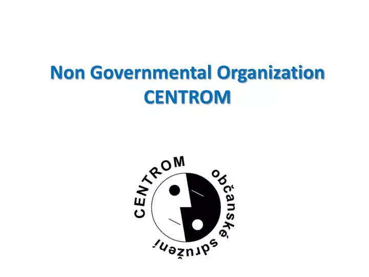 non governmental organization centrom
