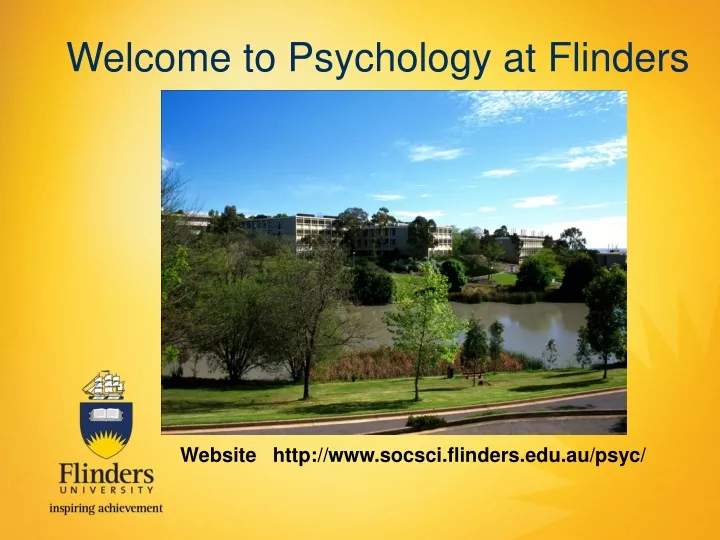 welcome to psychology at flinders