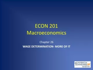 ECON 201 Macroeconomics