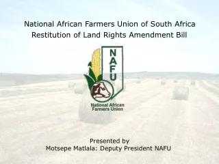 National African Farmers Union of South Africa