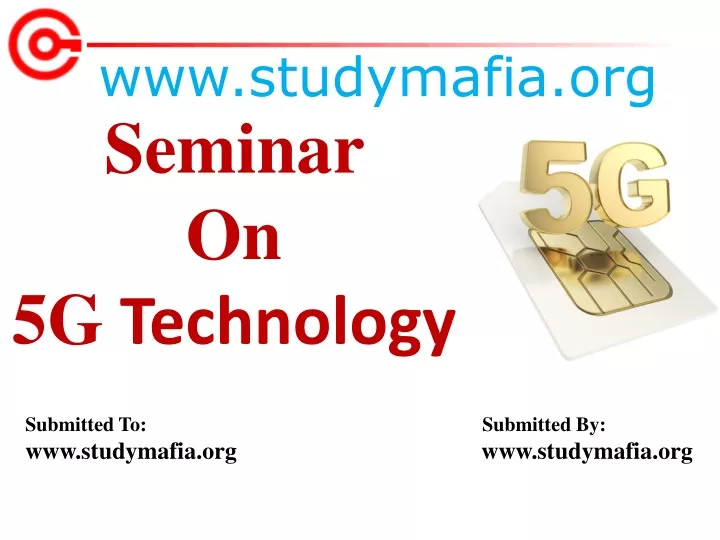 seminar on 5g technology