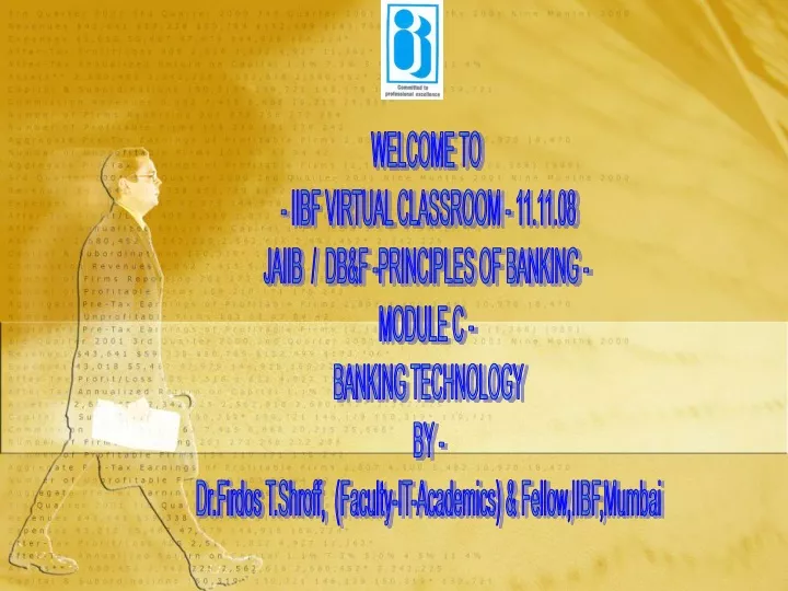 welcome to iibf virtual classroom 11 11 08 jaiib