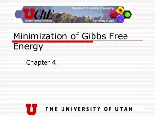 Minimization of Gibbs Free Energy