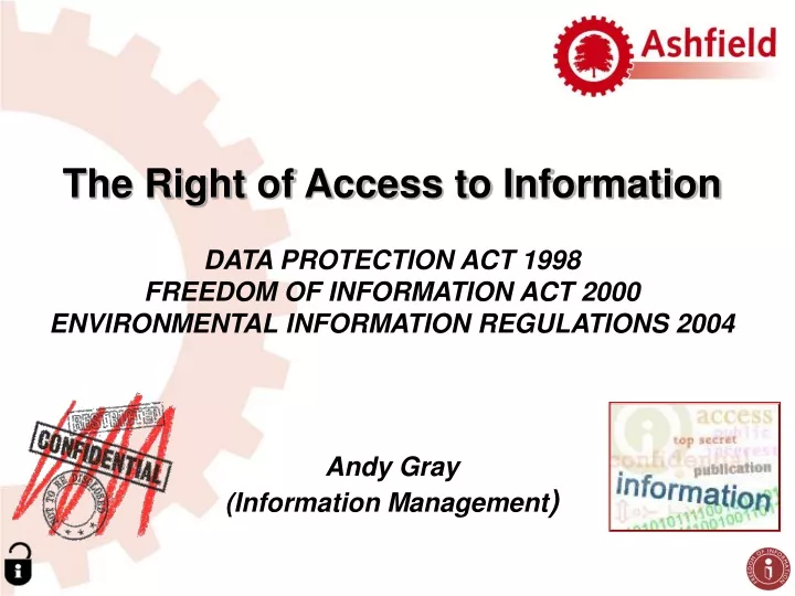 the right of access to information data