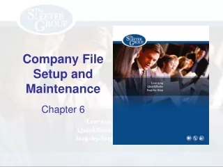 Company File Setup and Maintenance