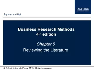 Business Research Methods 4 th  edition