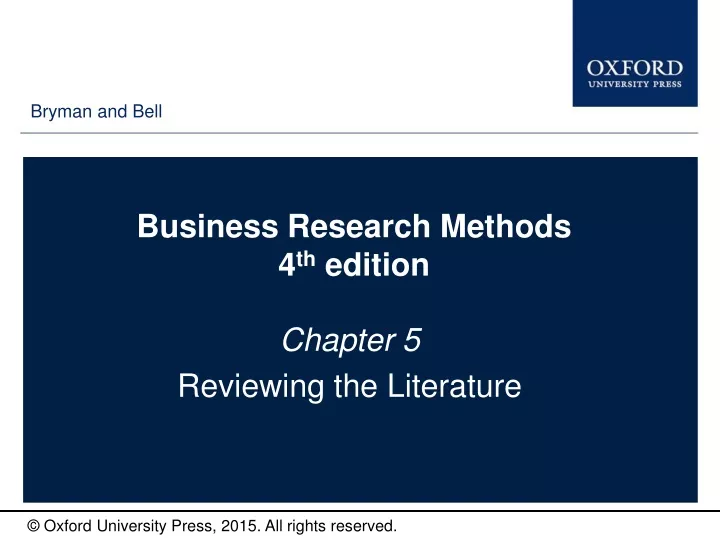 business research methods 4 th edition