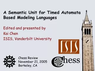 A Semantic Unit for Timed Automata Based Modeling Languages