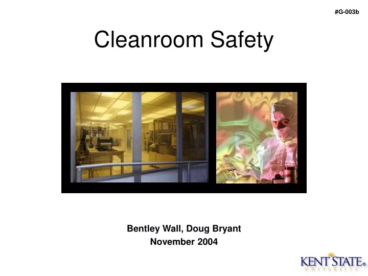 cleanroom safety