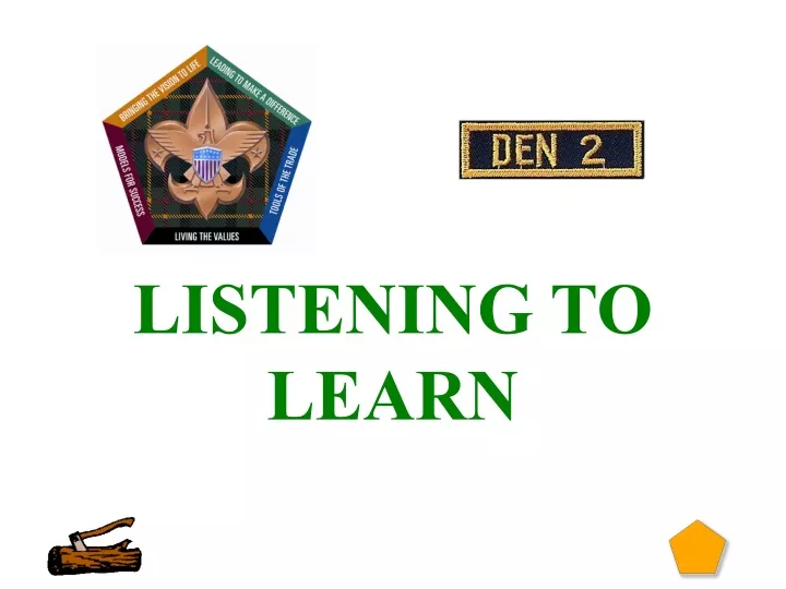 listening to learn