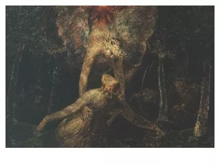 William Blake 1757-1827     Elohim creating Adam  1795
