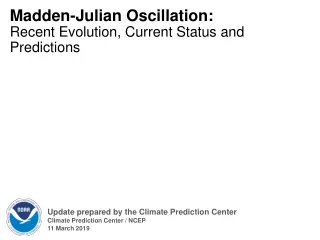 Madden-Julian Oscillation:  Recent Evolution, Current Status and Predictions