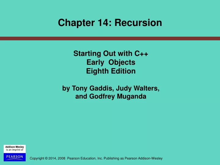 chapter 14 recursion